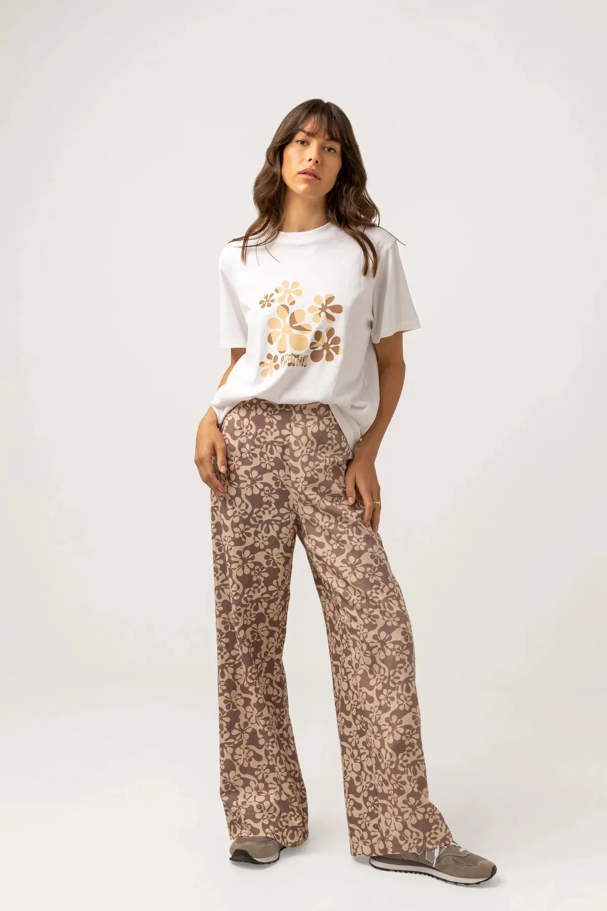 Pantalon Wide Leg Drifter Floral