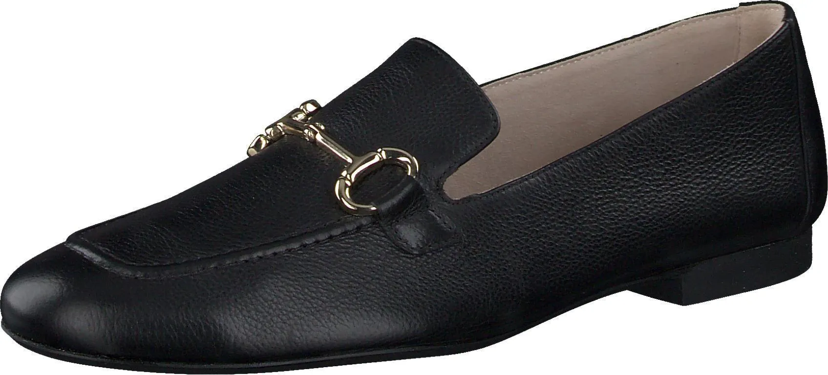 PAUL GREEN 2596 Black Leather Loafer