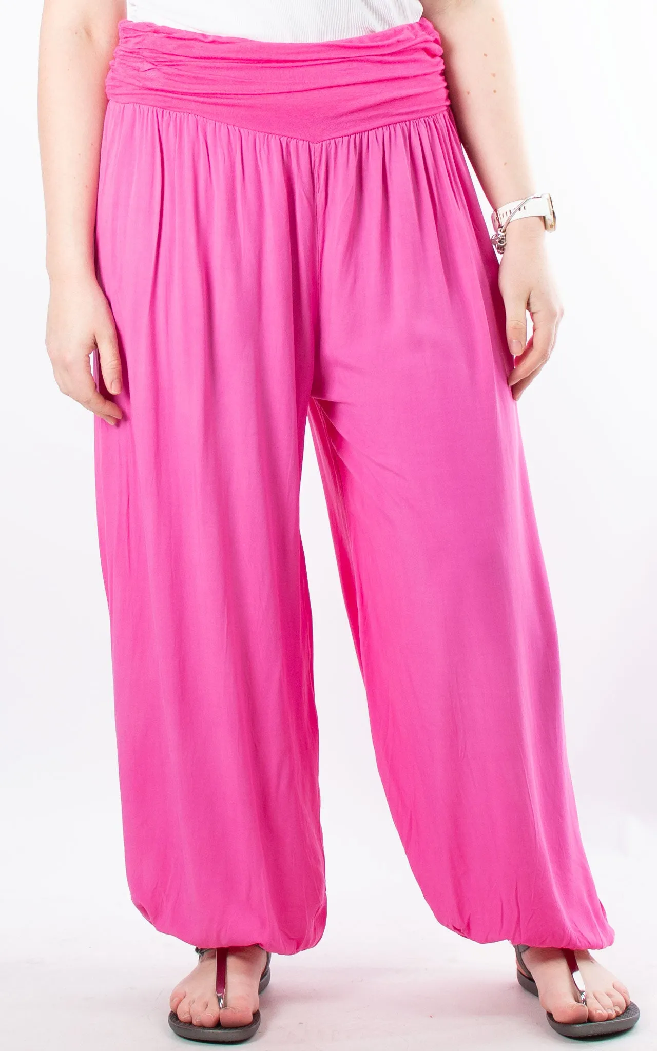 Plain Harems | Hot Pink