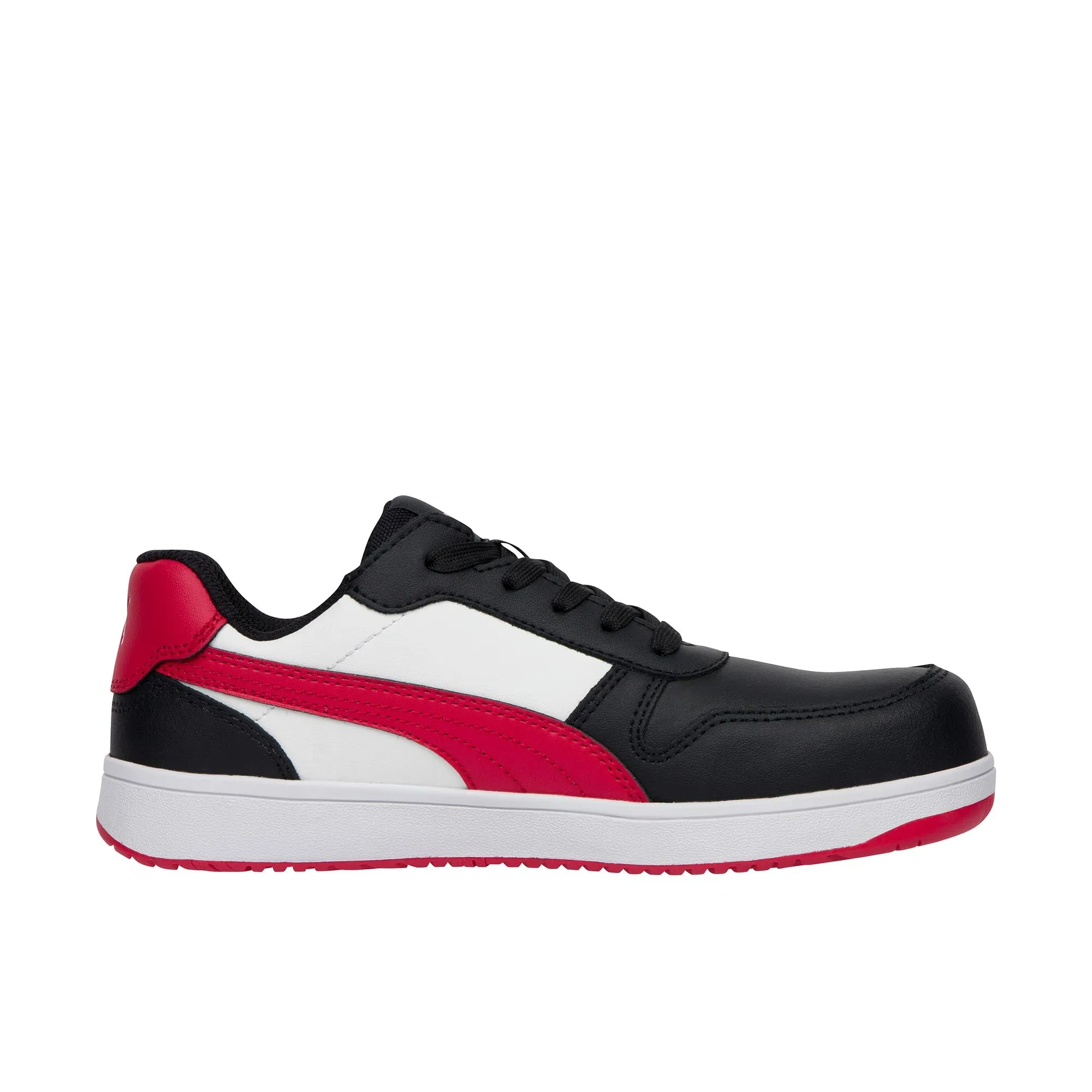 Puma Safety Womens Frontcourt Low Composite Toe Black White Red