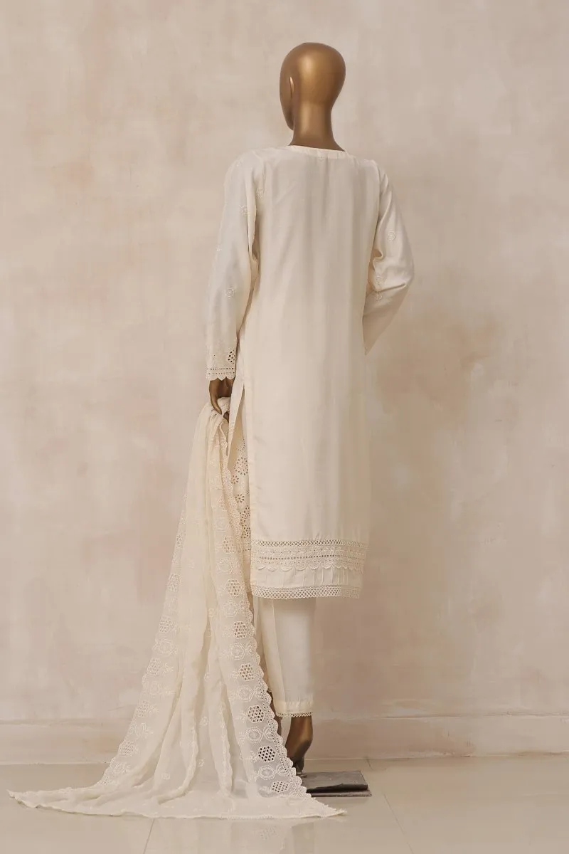 Sada Bahar Viscose Chikankari 3 Piece Suit SBA53