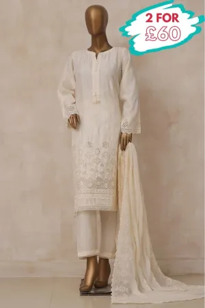 Sada Bahar Viscose Chikankari 3 Piece Suit SBA53