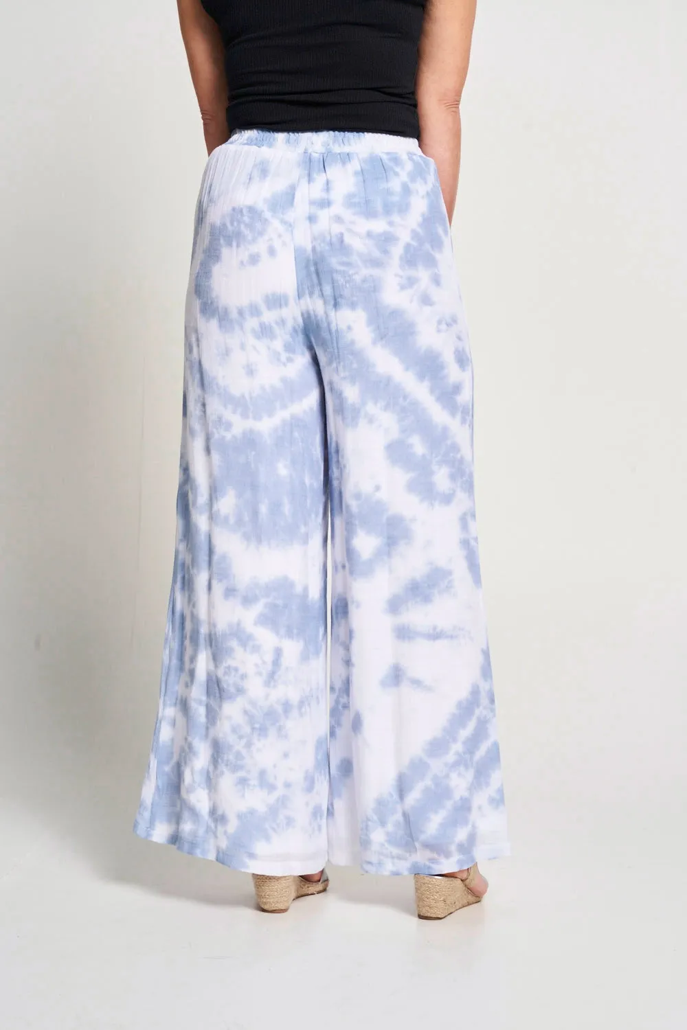 Saloos Double Layer Tie & Dye Trousers