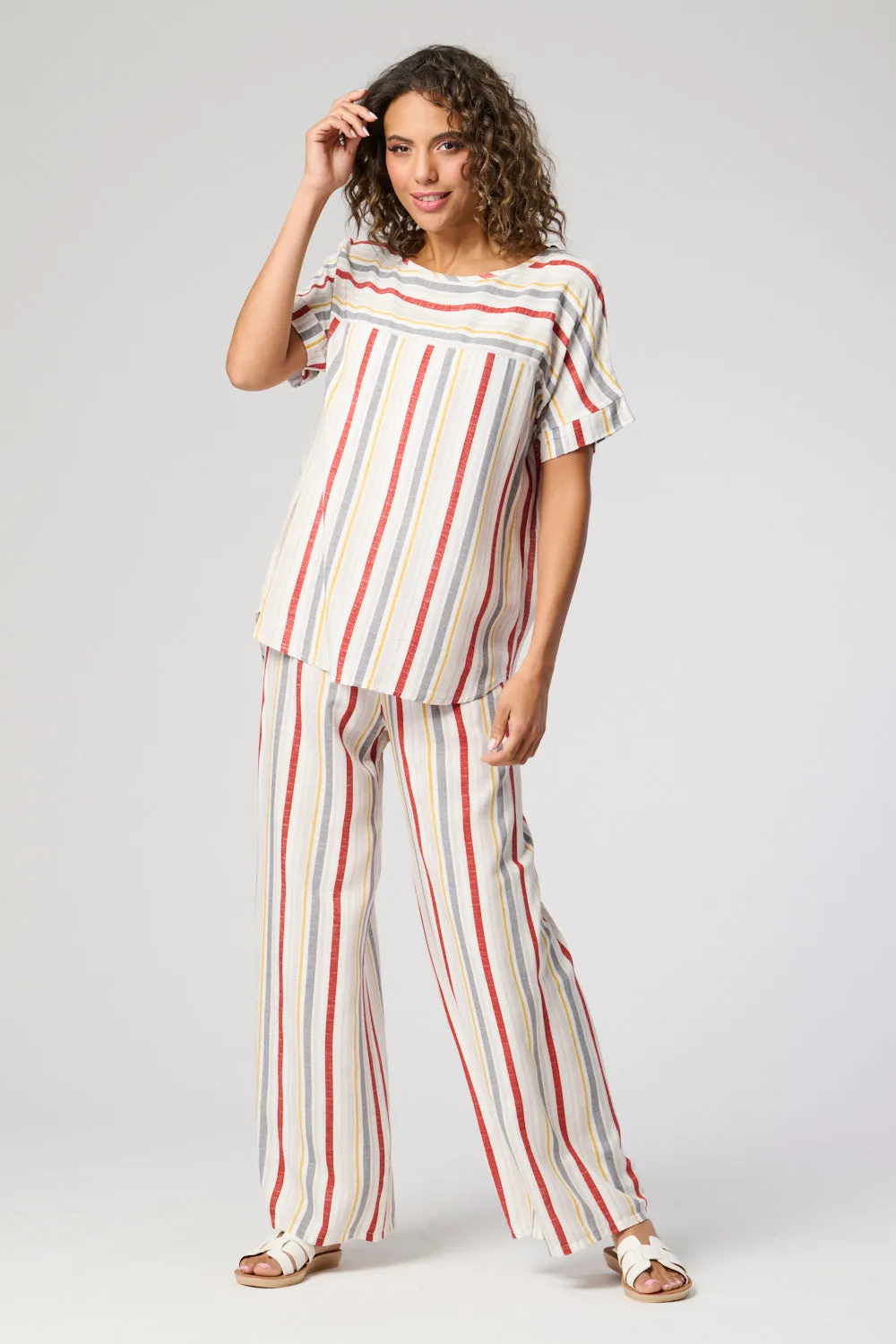 Saloos Multi Stripe Trousers