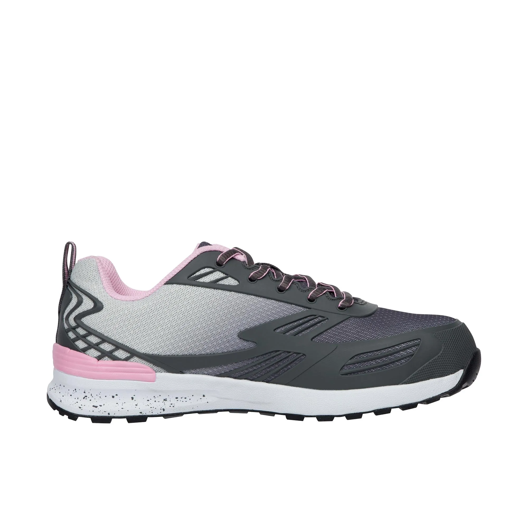 Skechers Womens Bulklin-Kaytin Composite Toe Charcoal Pink