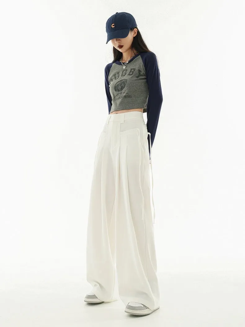 String Fling Korean Baggy Trousers