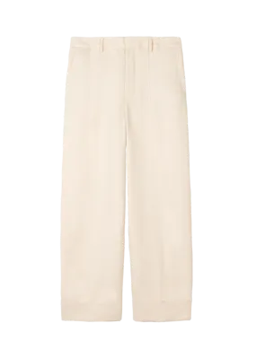 Tapered linen trousers