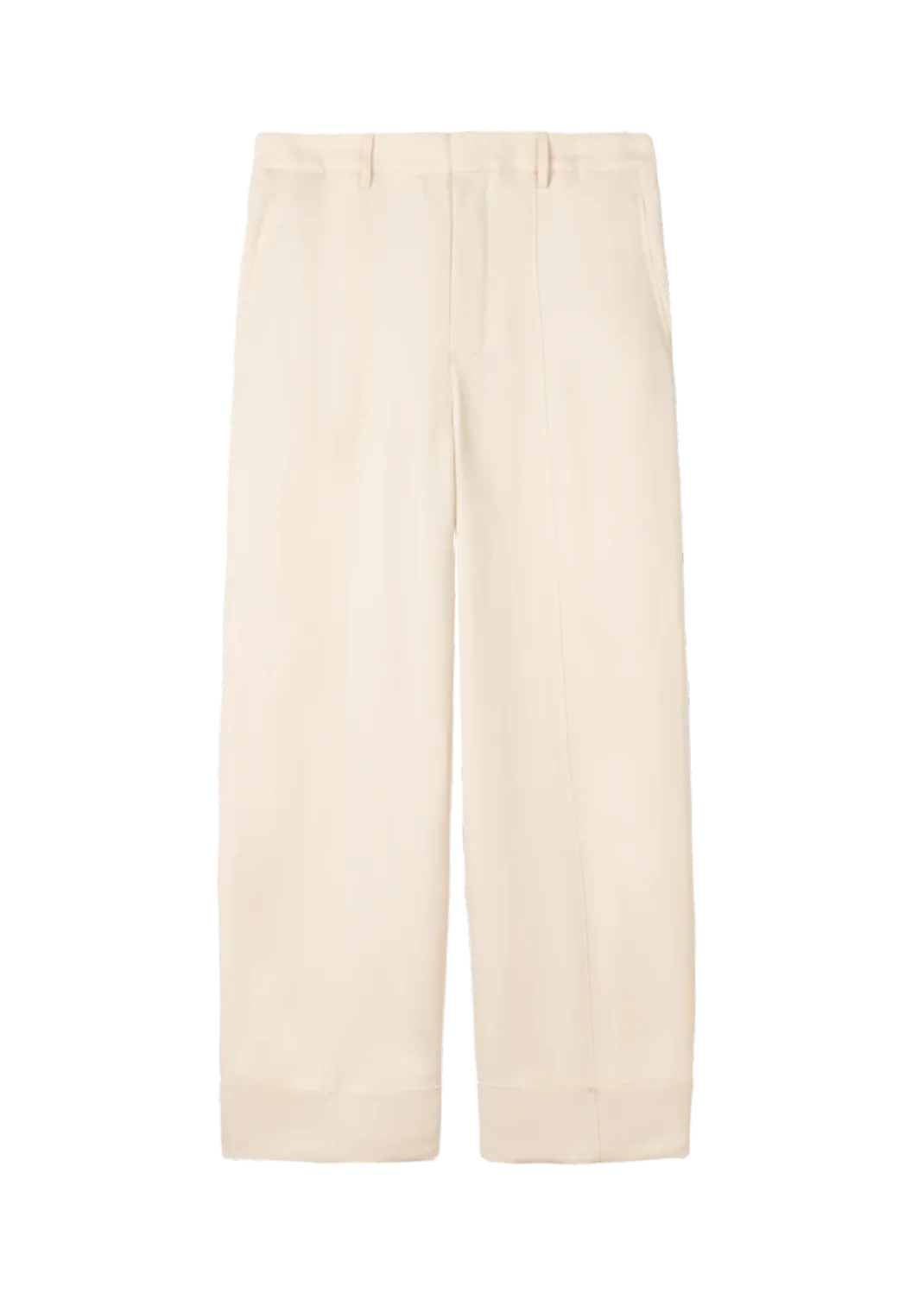 Tapered linen trousers