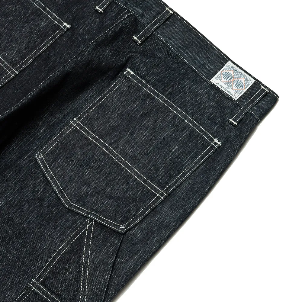 The Real McCoy's 8HU Denim Double-Knee Work Trousers Indigo MP19017