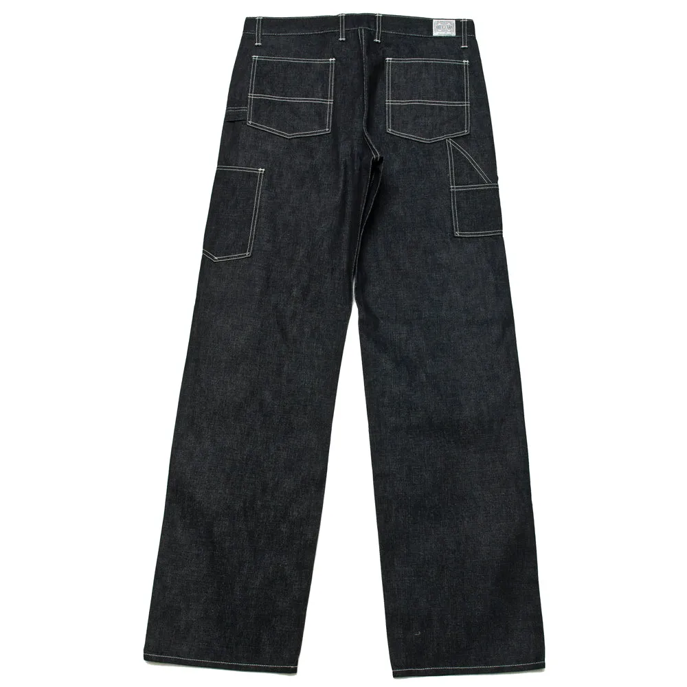 The Real McCoy's 8HU Denim Double-Knee Work Trousers Indigo MP19017