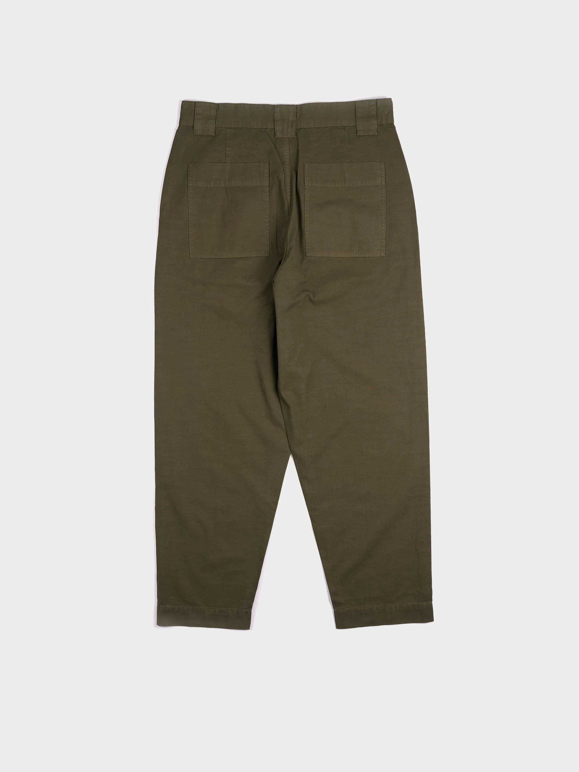 TOAST Garment Dyed Tapered Trousers - Artichoke