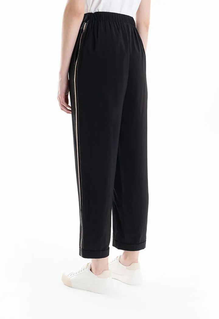 Two Tone Side Stripe Straight Leg Trouser