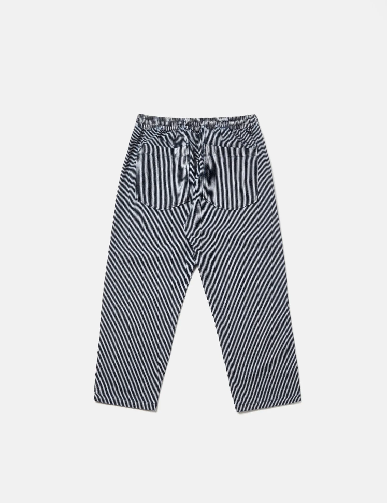 Universal Works Hi Water Trousers (Wide) - Denim Indigo Blue Hickory