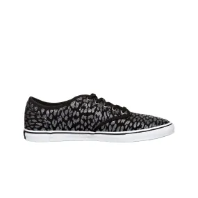 Vans Atwood Low Lace-Up Black Canvas Womens Plimsolls NJO72F