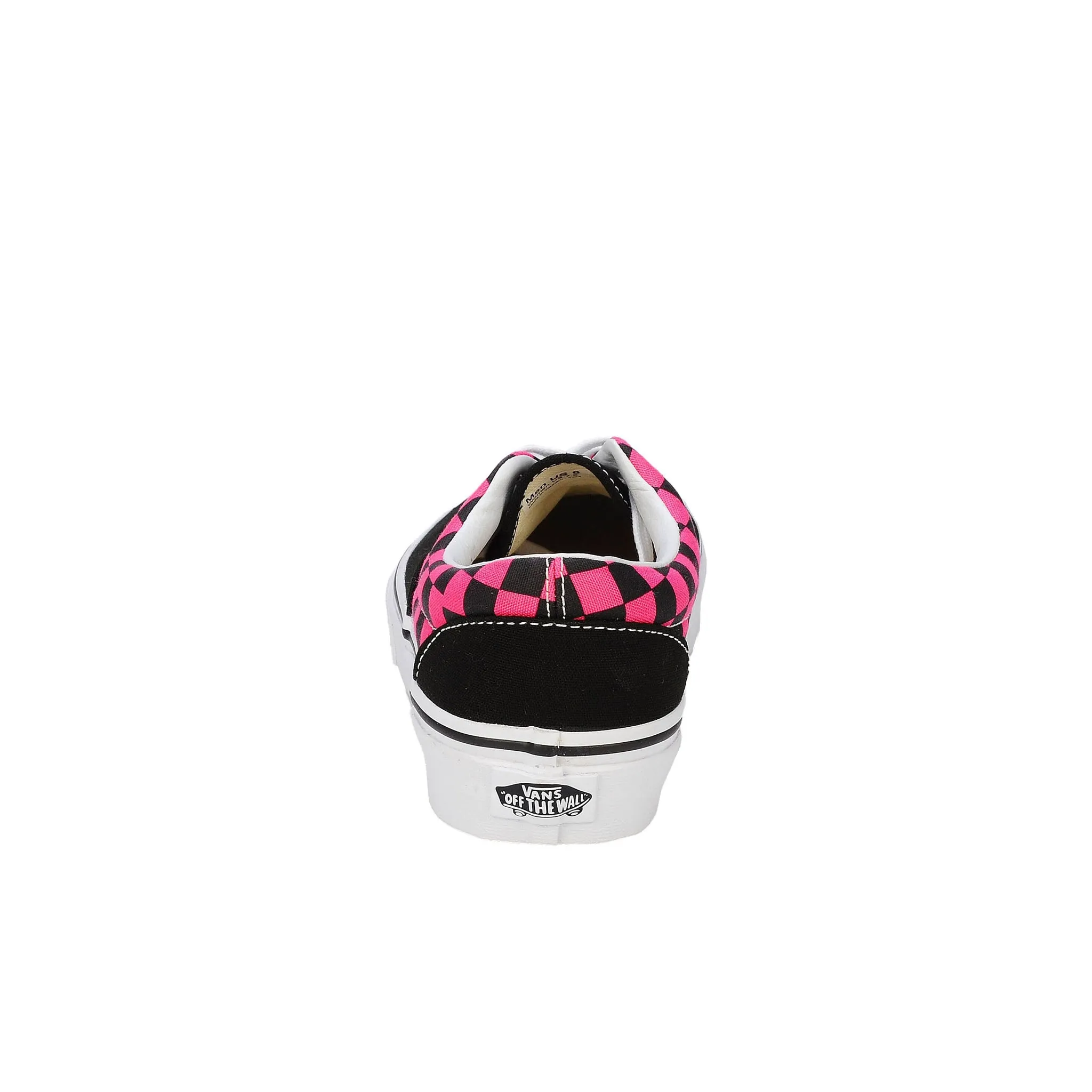 Vans Era Lace-Up Pink Canvas Womens Plimsolls W3CEB4 Black