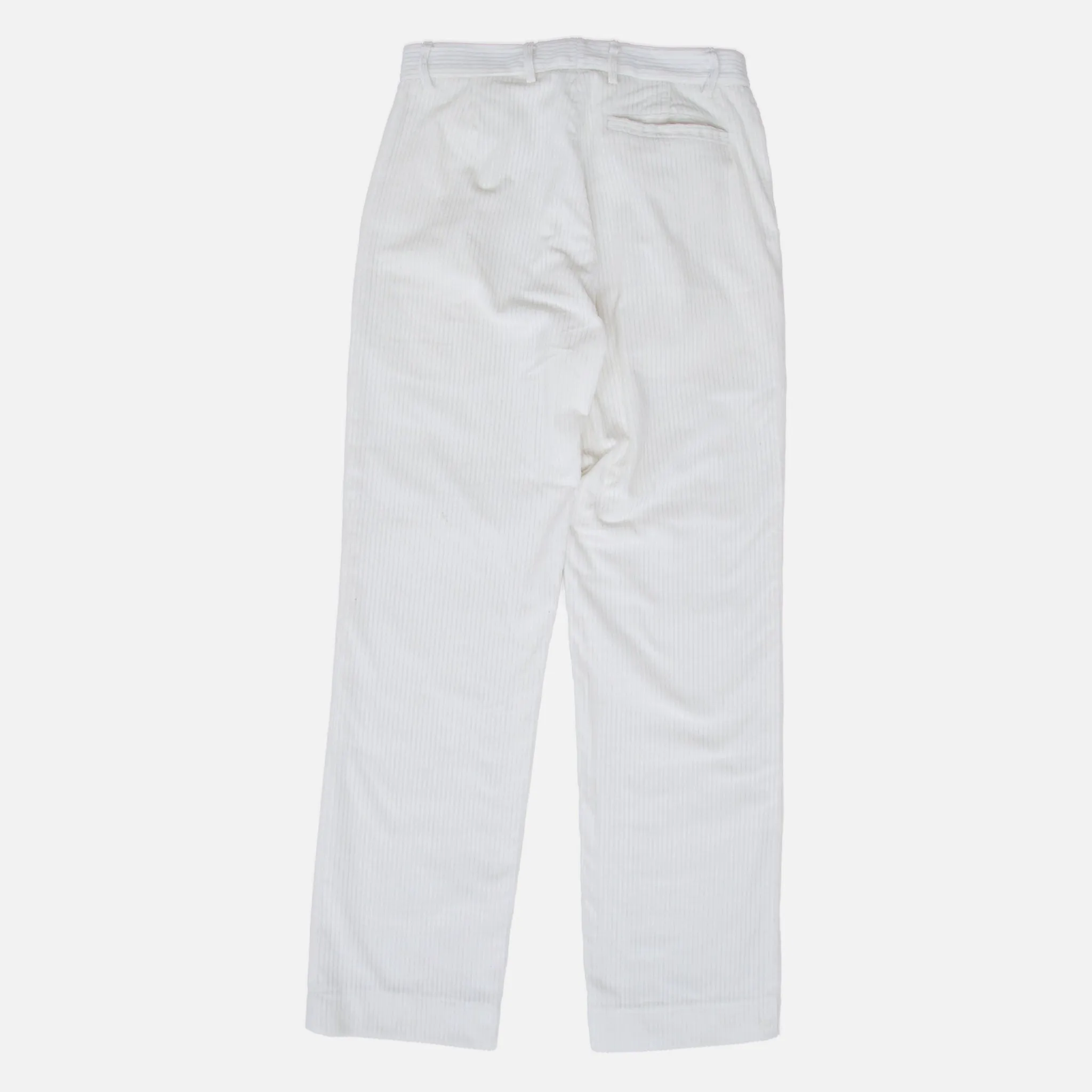 White Corduroy Trousers