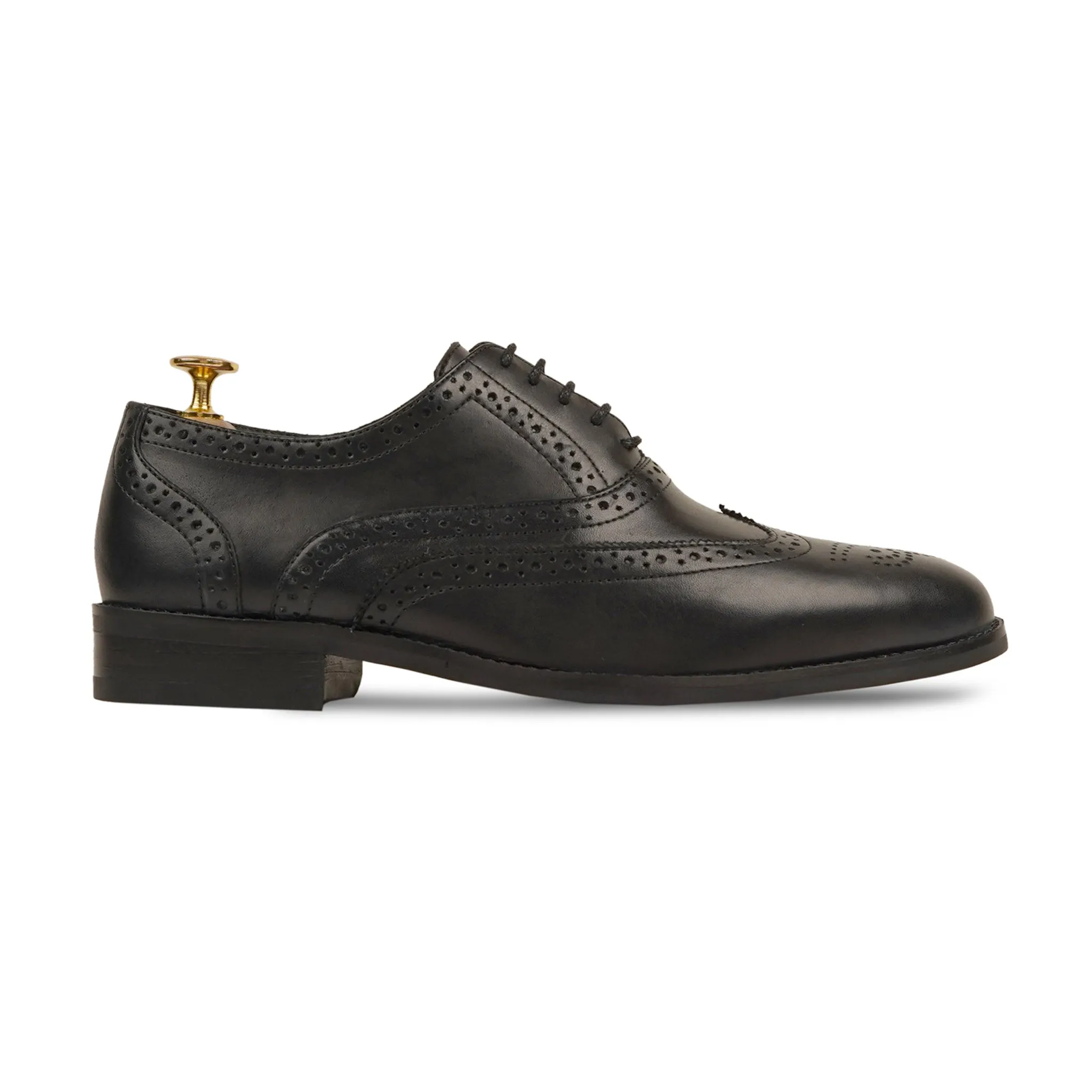 Worchester - Men's Black Calf Leather Oxford Shoe