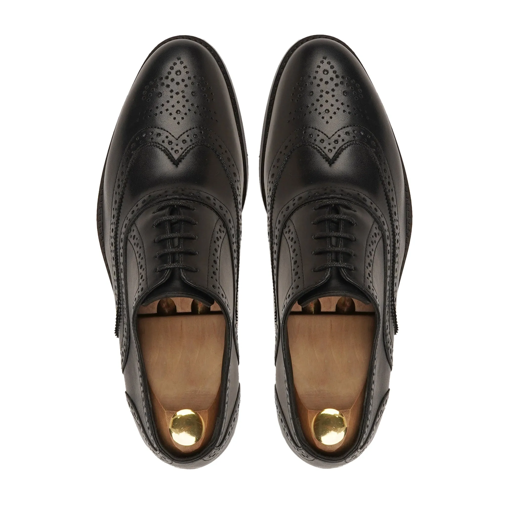 Worchester - Men's Black Calf Leather Oxford Shoe