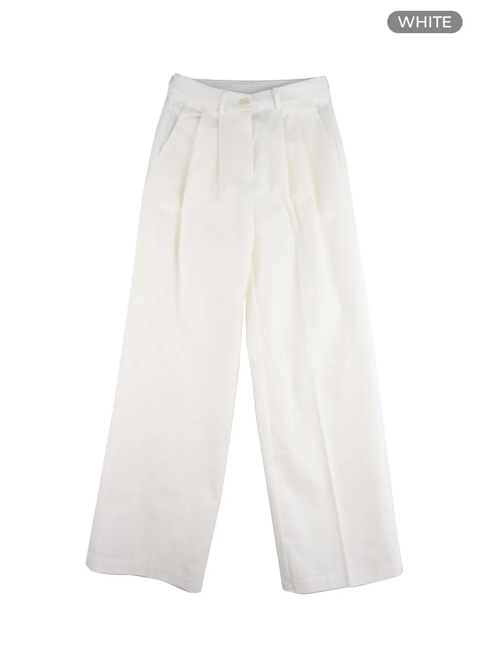 Woven Straight Leg Trousers OM411