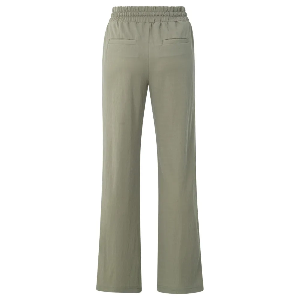 YAYA Jersey Wide Leg Trousers