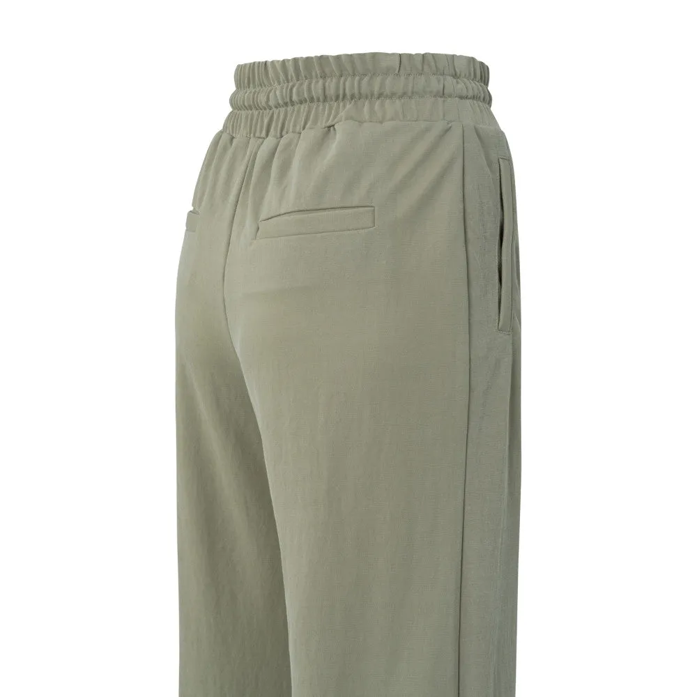 YAYA Jersey Wide Leg Trousers