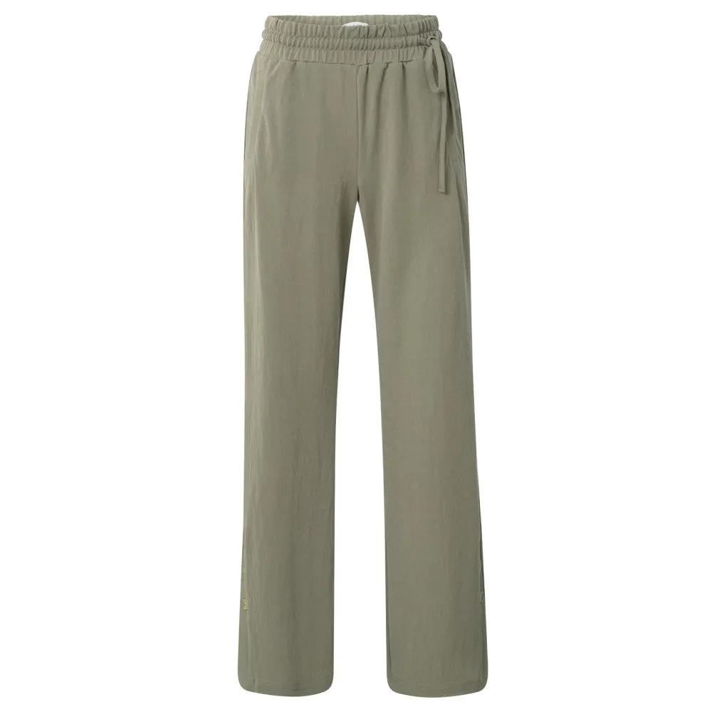 YAYA Jersey Wide Leg Trousers